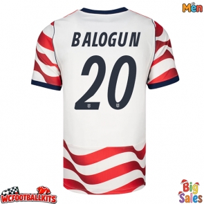 United States Folarin Balogun #20 Replica Home Stadium Shirt World Cup 2026 Short Sleeve